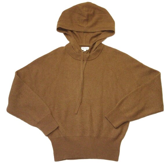 LilySilk Sweaters - NWT Lilysilk Eshe in Toffee 2-in-1 Cashmere Detachable Hoodie Sweater S $290
